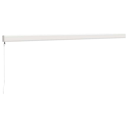 Tenda da Sole Retrattile Antracite 5x3 m in Tessuto e Alluminio