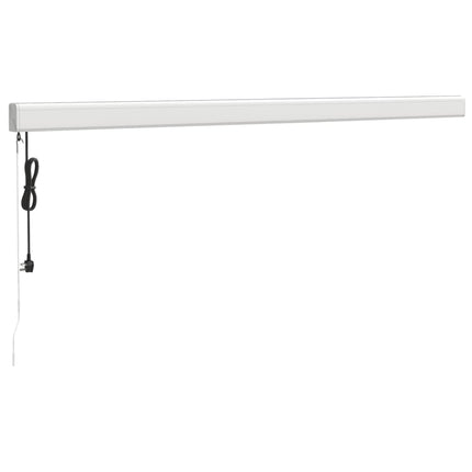 Tenda Sole Retrattile Blu e Bianca 4,5x3 m Tessuto e Alluminio