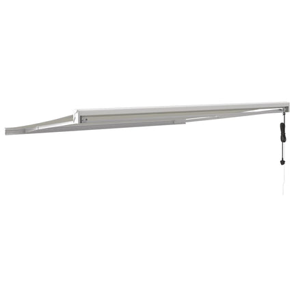 Tenda da Sole Retrattile Crema 4x3 m in Tessuto e Alluminio