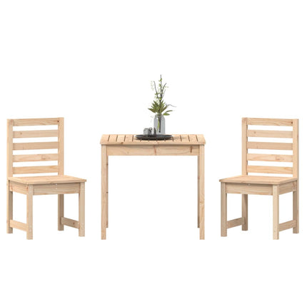 Set Bistrot da Giardino 3 pz in Legno Massello di Pino