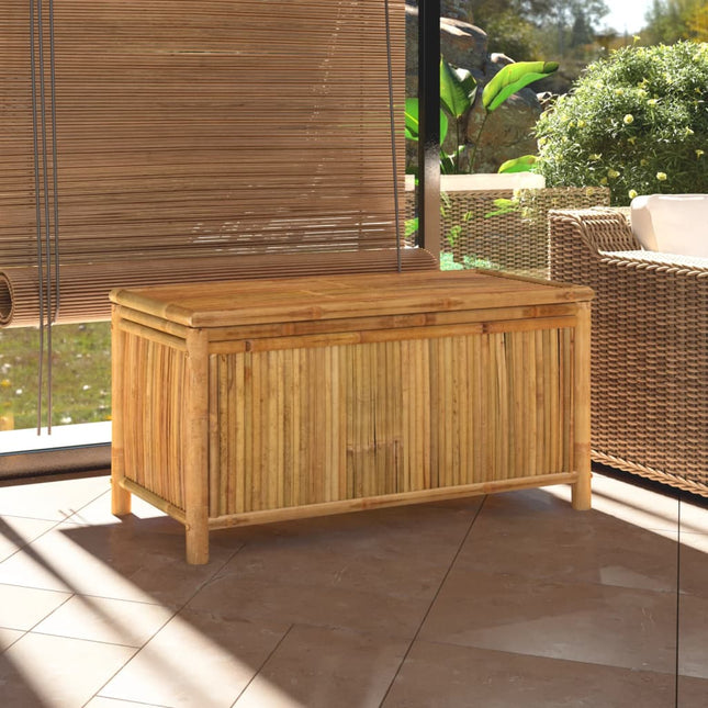 Contenitore Portaoggetti da Giardino 110x52x55 cm in BambÃƒÂ¹