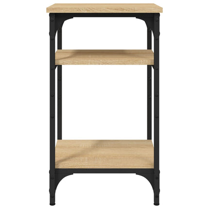 Tavolino Rovere Sonoma 35x30x60 cm in Legno Multistrato