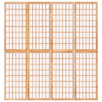 Divisorio Pieghevole 4 Pannelli Stile Giapponese 160x170 cm