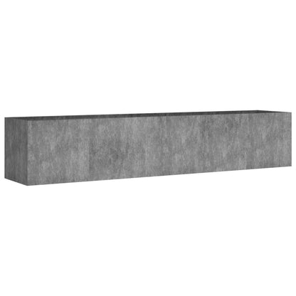 Fioriera Rialzata da Giardino 200x40x40 cm in Acciaio Corten