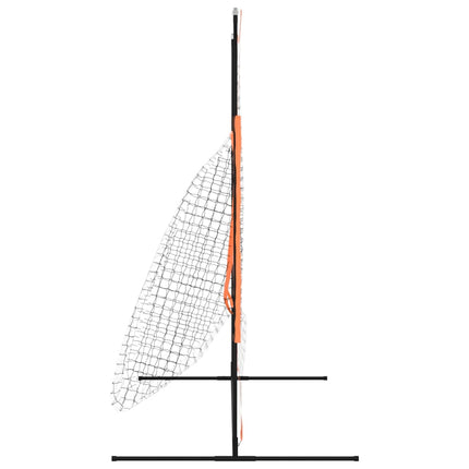 Rete Baseball Rossa e Nera 219x107x212 cm Acciaio e Poliestere