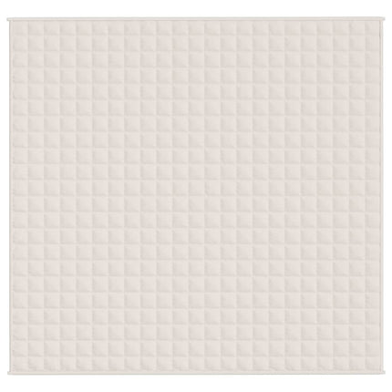 Coperta Ponderata Crema Chiaro 220x230 cm 11 kg Tessuto