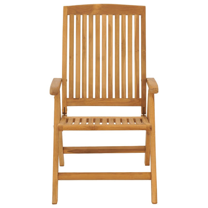 Sedie da Giardino Reclinabili 2 pz in Legno Massello di Teak