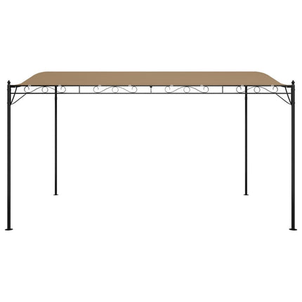 Tettoia Tortora 4x3 m 180 g/mÂ² Tessuto e Acciaio