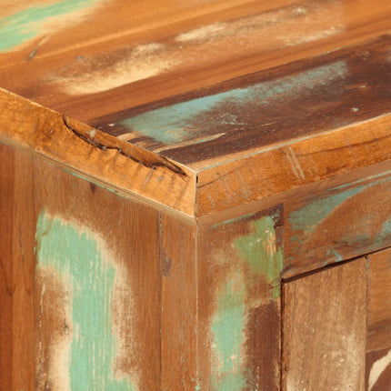 Credenza con 2 Ante 55x30x70 cm in Legno Massello di Recupero
