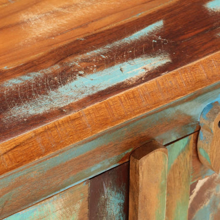 Credenza con 2 Ante 55x30x70 cm in Legno Massello di Recupero