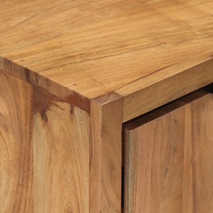 Credenza con 2 Ante 55x36x72 cm in Legno Massello di Acacia