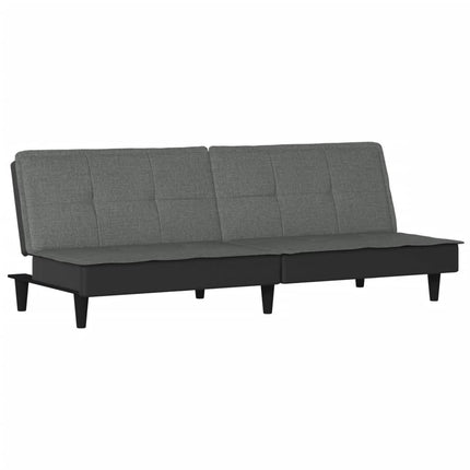 Divano Letto Grigio Scuro in Tessuto