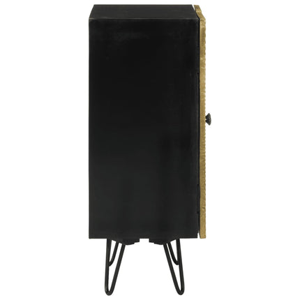 Credenza 55x30x75 cm in Legno Massello di Mango