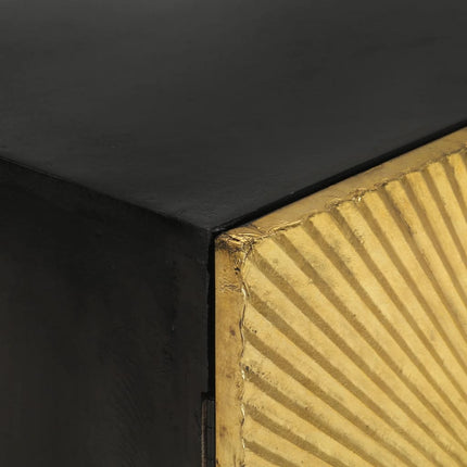 Credenza 55x30x75 cm in Legno Massello di Mango