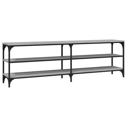 Mobile Porta TV Grigio Sonoma 160x30x50 cm in Legno Multistrato