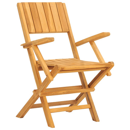 Set da Pranzo da Giardino 7 pz in Legno Massello di Teak