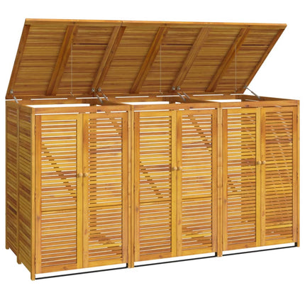 Copribidone Triplo 210x89x117 cm in Legno Massello di Acacia