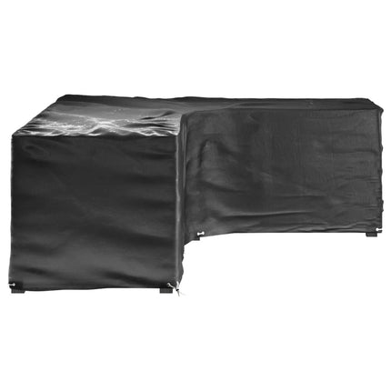 Coperture Mobili da Giardino a L 2pz 16 Occhielli 260x210x80cm