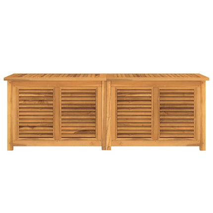 Contenitore Giardino con Borsa 150x50x55 cm Legno Massello Teak
