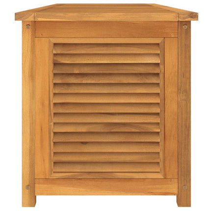 Contenitore Giardino con Borsa 150x50x55 cm Legno Massello Teak