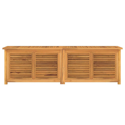 Contenitore Giardino con Borsa 175x50x55 cm Legno Massello Teak