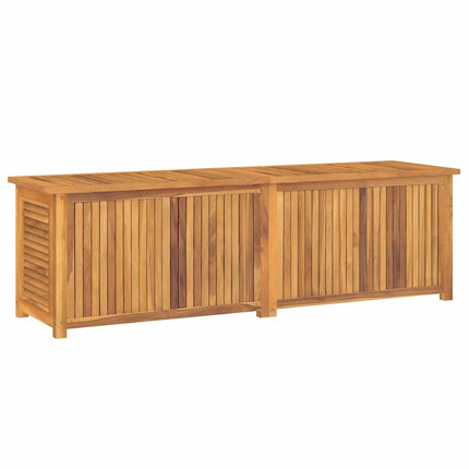 Contenitore Giardino con Borsa 175x50x55 cm Legno Massello Teak