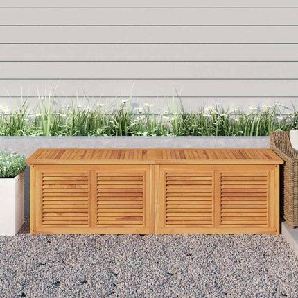 Contenitore Giardino con Borsa 175x50x55 cm Legno Massello Teak
