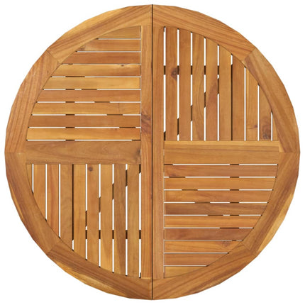 Tavolo da Giardino ÃƒÆ’Ã‹Å“ 85 cm Legno Massello di Acacia