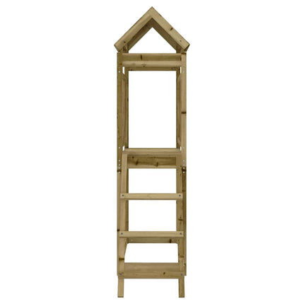 Set da Gioco da Esterno 53x110x214 cm Legno di Pino Impregnato