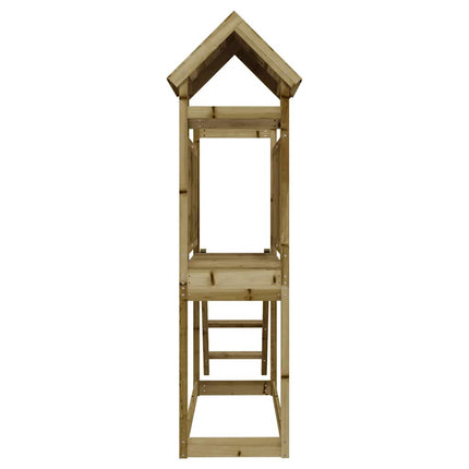 Set da Gioco da Esterno 53x110x214 cm Legno di Pino Impregnato