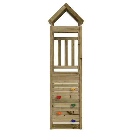 Torre da Gioco con Arrampicata 53x110x214 cm in Pino Impregnato