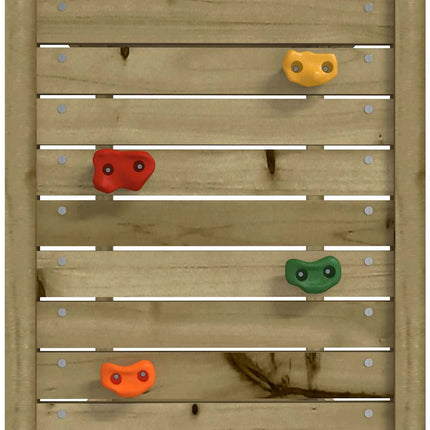Torre da Gioco con Arrampicata 53x110x214 cm in Pino Impregnato