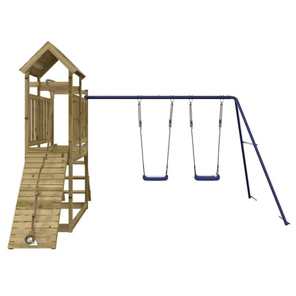 Set da Gioco da Esterno in Legno di Pino Impregnato