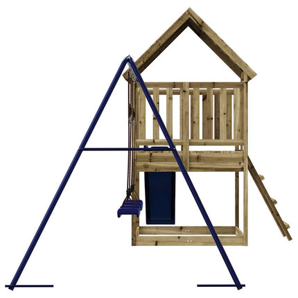 Set da Gioco da Esterno in Legno di Pino Impregnato