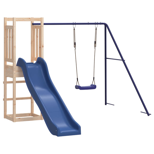 Set da Gioco da Esterno in Legno di Pino Impregnato