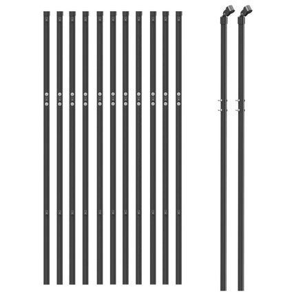 Recinzione a Rete Antracite 1,1x25 m
