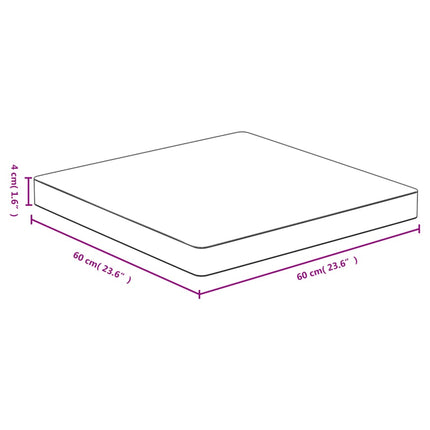 Piano del Tavolo 60x60x4 cm in BambÃ¹