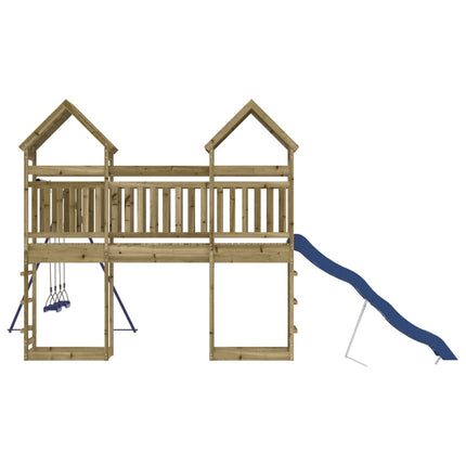 Set da Gioco da Esterno in Legno di Pino Impregnato