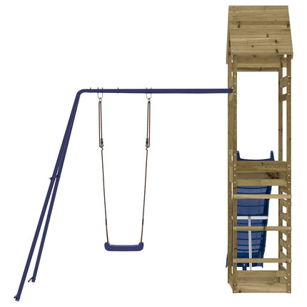 Set da Gioco da Esterno in Legno di Pino Impregnato