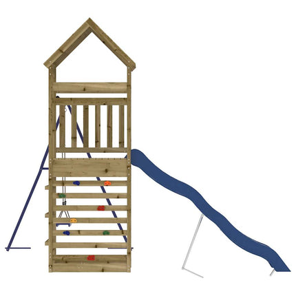 Set da Gioco da Esterno in Legno di Pino Impregnato