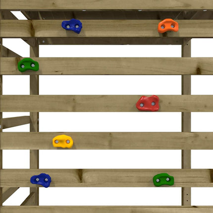 Set da Gioco da Esterno in Legno di Pino Impregnato