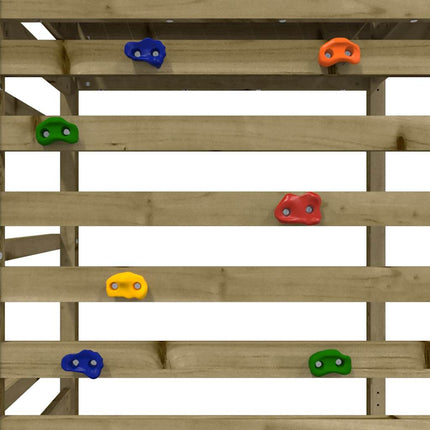 Set da Gioco da Esterno in Legno di Pino Impregnato