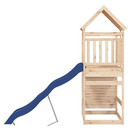 Set da Gioco da Esterno in Legno Massello di Pino