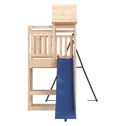 Set da Gioco da Esterno in Legno Massello di Pino