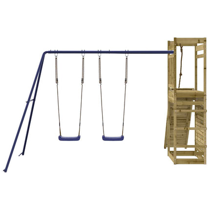Set da Gioco da Esterno in Legno di Pino Impregnato