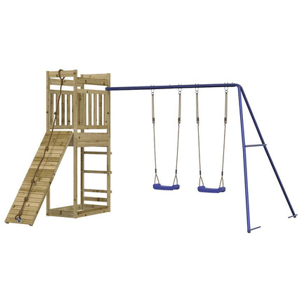 Set da Gioco da Esterno in Legno di Pino Impregnato
