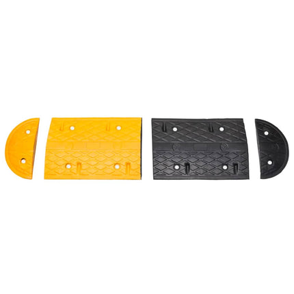 Dosso Giallo e Nero 226x32,5x4 cm in Gomma