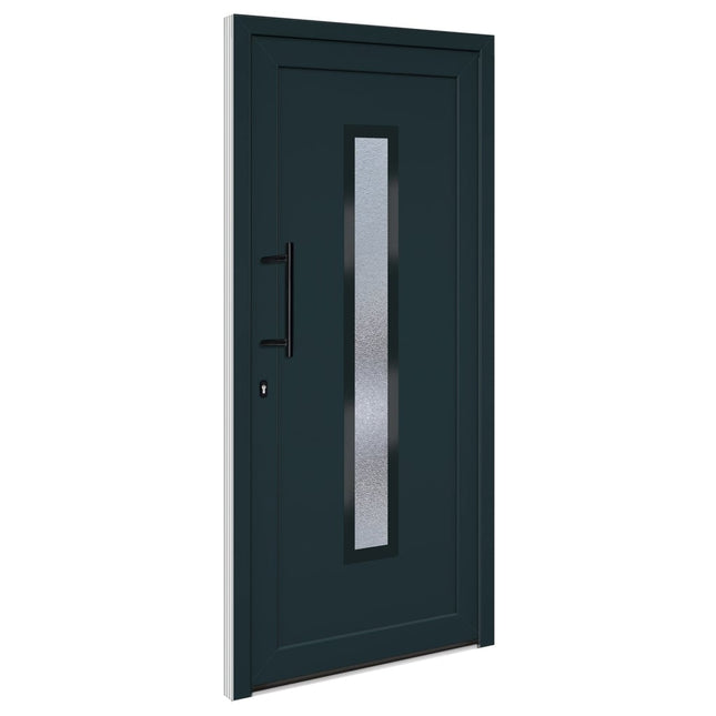 Porta Ingresso Antracite 98x208 cm in PVC