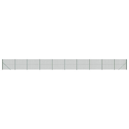 Recinzione Metallica con Flangia Verde 1,4x25 m