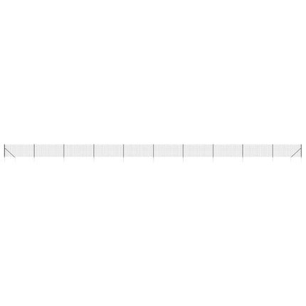 Recinzione Metallica con Picchetti Ancoraggio Antracite 0,8x25m